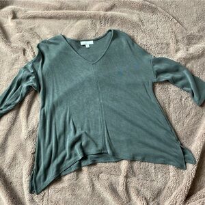 J. Jill pure Jill sand-washed Sage/grayish Knit Top